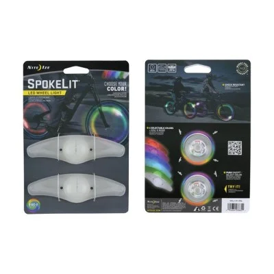 Niteize spokelit&reg; bike wheel light - 2 pack - disc-o select